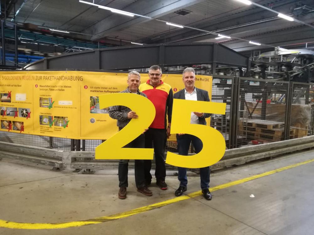 Kitzingen: DHL-Paketzentrum feiert 25-jähriges Jubiläum 