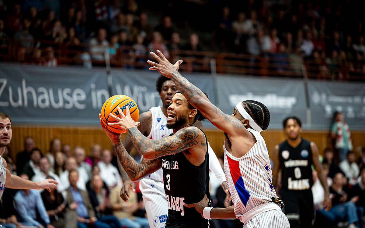 Basketball: Würzburg siegt auch im zweiten Champions League Spiel