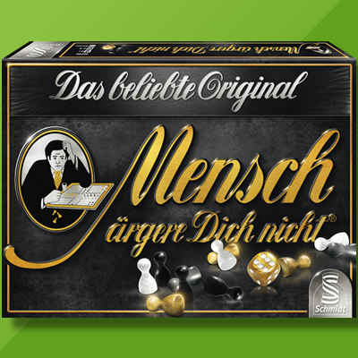 Brettspiel „Mensch ärgere Dich nicht®, Edition Schwarz“ im Wert von ca. 22 €