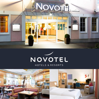 Ein Geschenkgutschein von Novotel Würzburg im Wert von 50 €