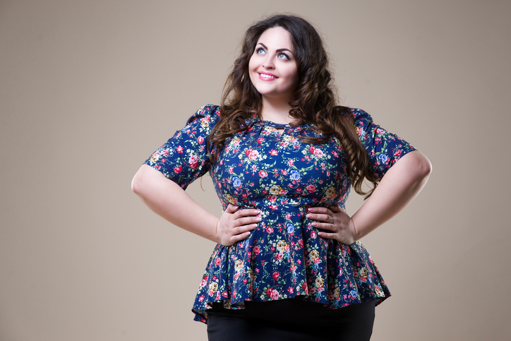 Plus-Size-Mode mit Stil